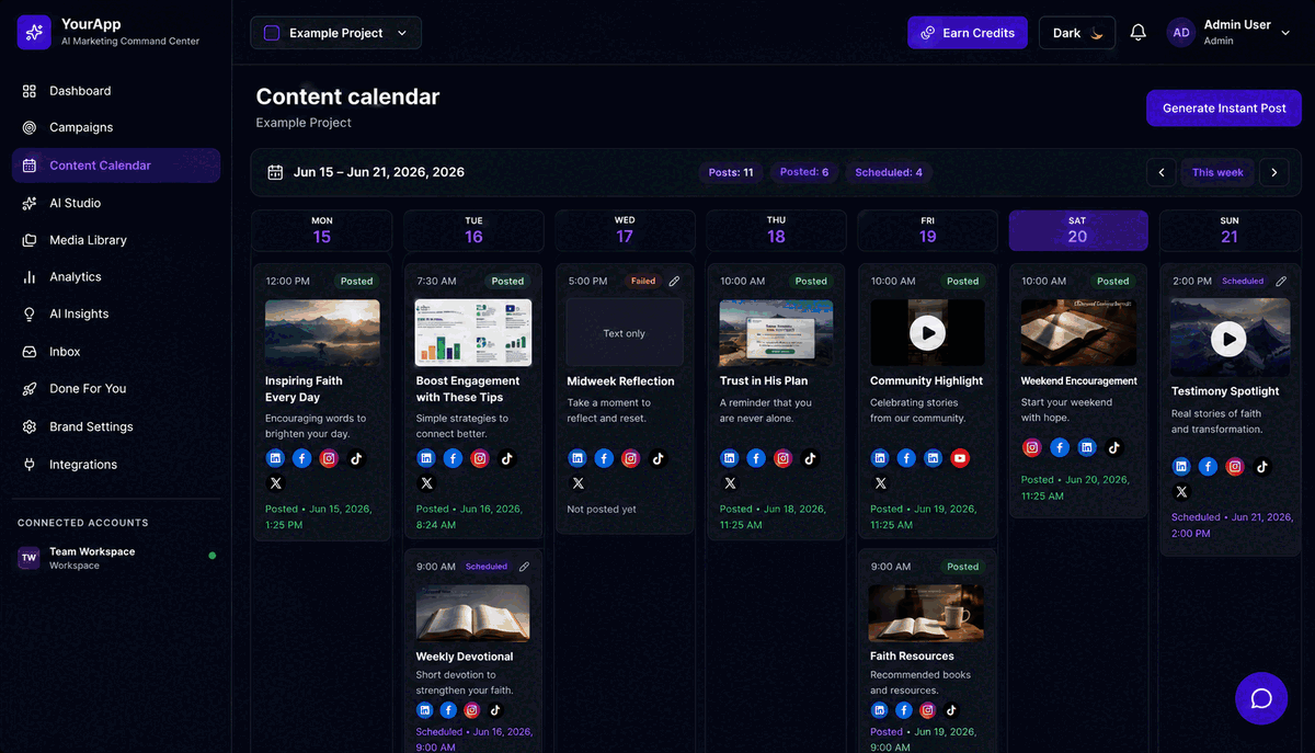 Strategy planning workflow